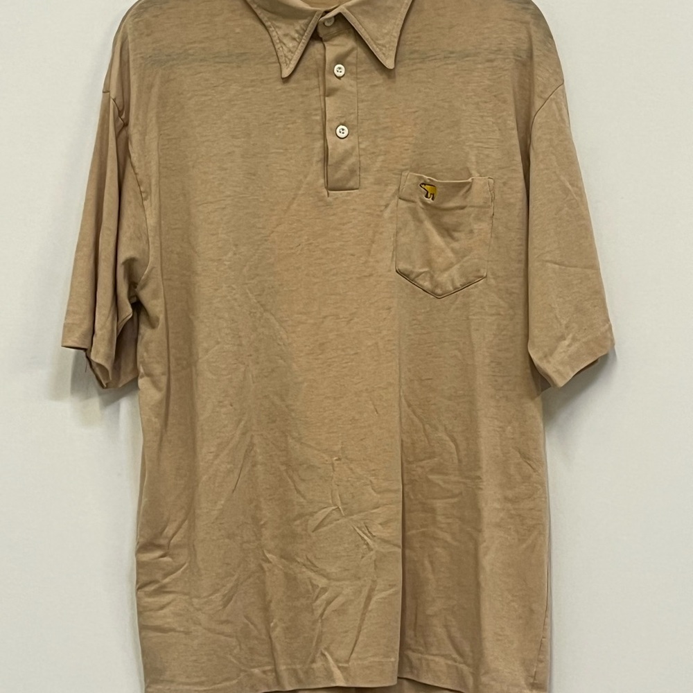 Men's 70s vintage Jack Nicholas Golden Bear golf shirt